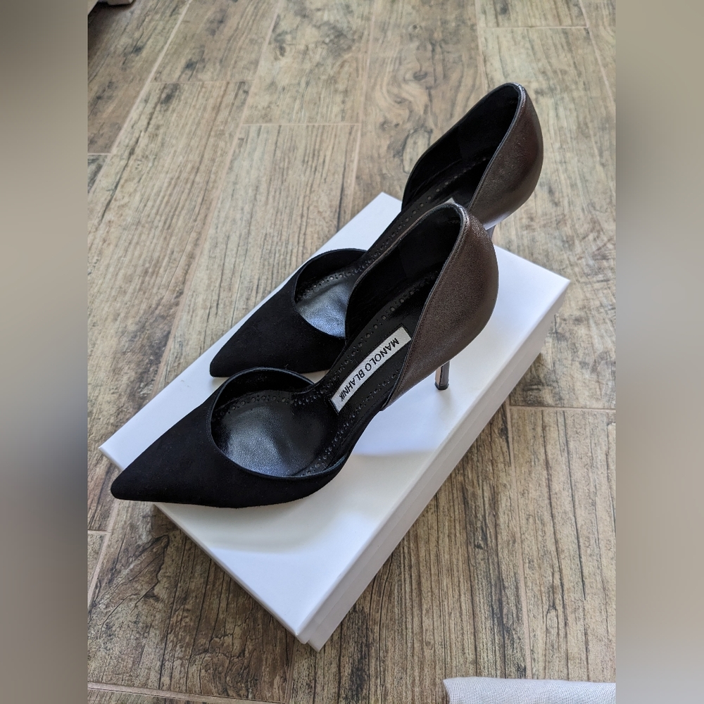 Manolo Blahnik Taylerbi D'Orsay Pumps - Picture 4 of 10